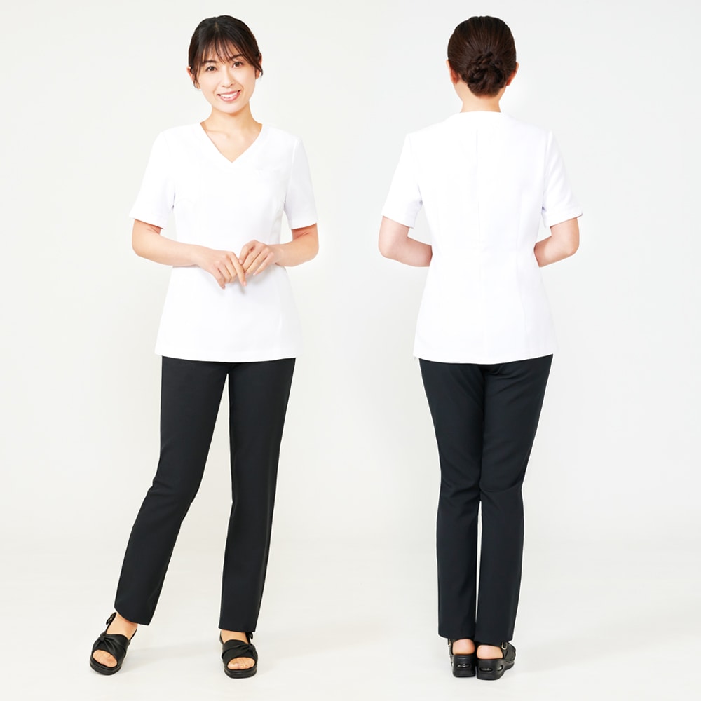 Lin de Lin リン デ リン チュニック LDL-2101 業務用 サロン エステ 正規品 CML シーエムエル エステユニフォーム サロン制服 作業服 シンプル