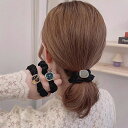 シュシュ ベロア L サイズ ヘアアクセサリー 秋冬 オフィス ヘアアクセ レディース 上品 大人っぽい かわいい おしゃれ シンプル プレゼント