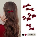 【よりどり2点で300円OFF//3点で500円OFFクーポン】ヘアクリップ 2点セット ヘアアクセサリー クリップ しっかり シンプル 簡単 ヘアアレンジ 上...