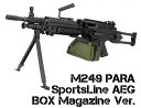 S T M249 ミニミ パラトルーパー スポーツライン電動2000連BOXマガジン