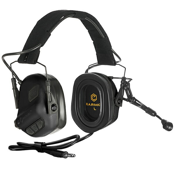 【エントリーで最大10倍＆3％クーポン】OPSMEN EARMOR M32 PLUS Tactical Headset 無線通信用電子イヤーマフ タクティカル BK/FG【あす楽】