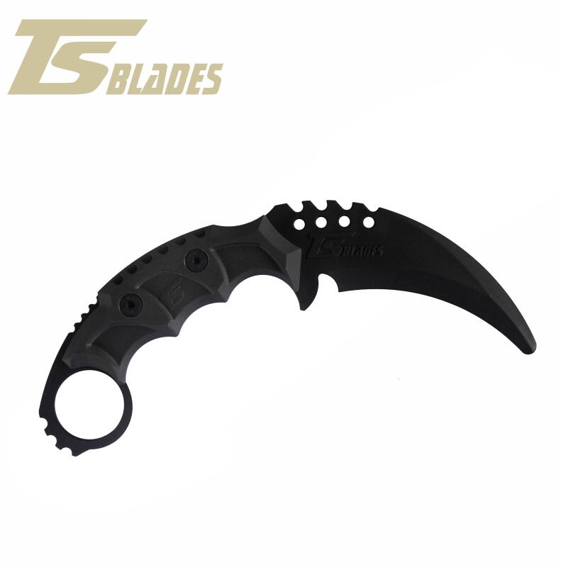 【店内全品3％オフクーポン】TS BLADE BLACK HORNET G3 RG/BK ダミー カランビットナイフ ブラックホーネット トレーニングナイフ 【あす楽】