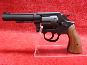 【エントリーでポイント最大10倍】マルシン リアルカートガスリボルバー S&W M10 BKHW スムース木製グリップ仕様 Xカートリッジ 【あす楽】