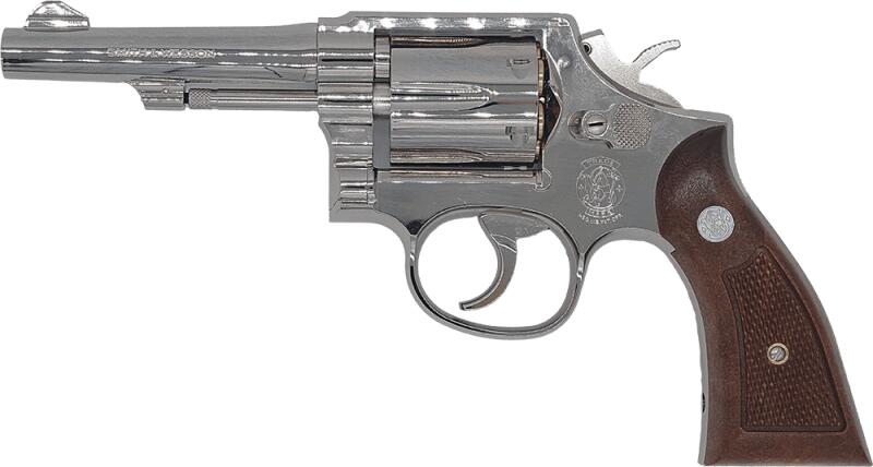 タナカ モデルガン S W M10 Military Police 4inch .38 Special Nickel Finish Ver.3