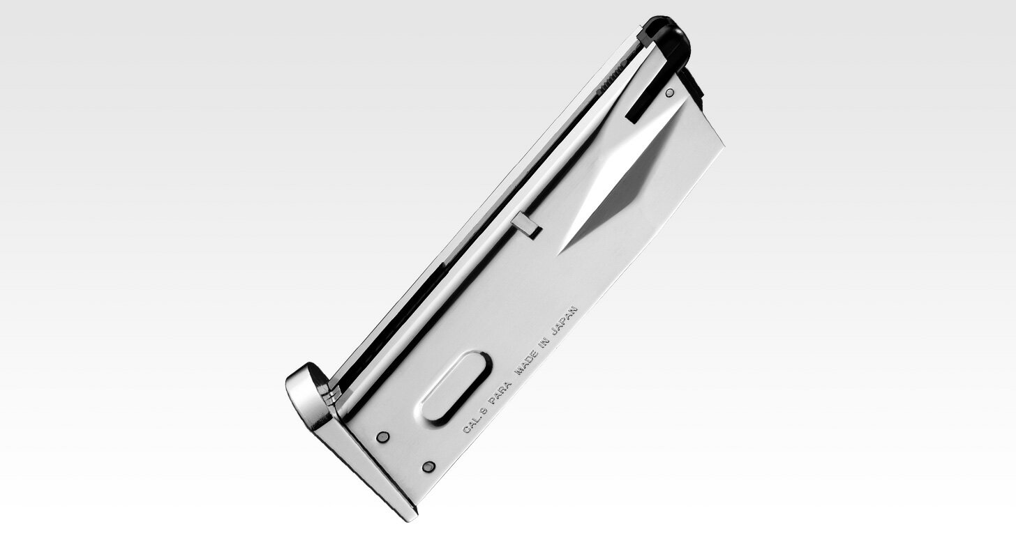 【店内全品10％オフクーポン】東京マルイ M92F/M9A1/M9用 クロームステンレスマガジン（装弾数26発） 【あす楽】 その1