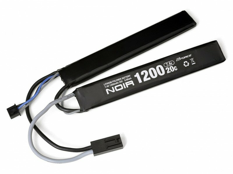 G-FORCE・Noir Li-Po 7.4V 1200mAh 20C SOPMOD対応 サドルパック 【あす楽】