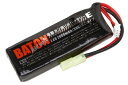 【エントリーで最大ポイント10倍】BATON airsoft 電動ガン用リポバッテリー 7.4v2000mAh 45C - 30C ミニタイプ【あす楽】