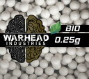 WARHEAD製 天然由来成分PLA配合 BB弾 0.25g 約3000発 高精度 高真球【あす楽】