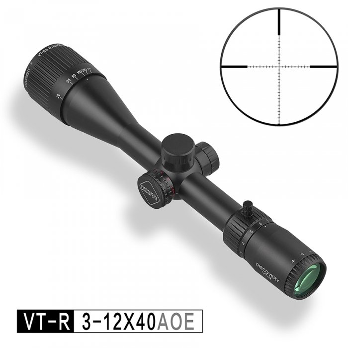Discovery scope VTR 3-12X40 AOE ディスカバリースコープ （484） 【あす楽】