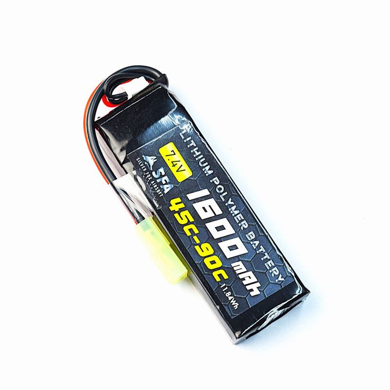 【エントリー最大10倍＆3％クーポン】SFA 7.4V1600mAh 45C-90C ミニSバッテリー ミニコネクタ B048M【..