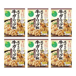 [6個] キッコーマン うちのごはん 混ぜごはんの素 牛ガーリック飯 74g×6個