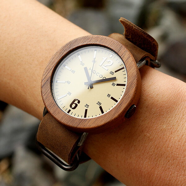 【 Hacoa 公式 】 腕時計 ウォッチ 木