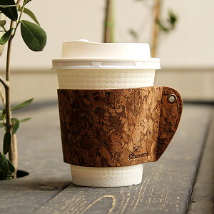 ■【ネット限定】コルクレザーのカップスリーブ「CONNIE Coffee Cup Sleeve」