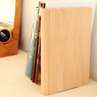 シルエットが美しいおしゃれな無垢材の卓上ブックスタンド・ブックエンドHacoa「Bookend」北欧風デザイン