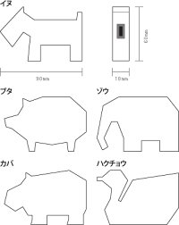 ■【16GB】USBメモリ「Animal」