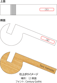 名入れ可能です