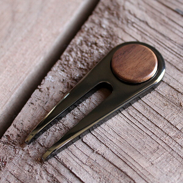 ■【+L】木製グリーンフォーク「Golf Green Fork」