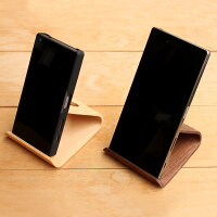 ■【+L】成形合板を使った木製のスマホスタンド「PLYWOODSMARTPHONESTAND」