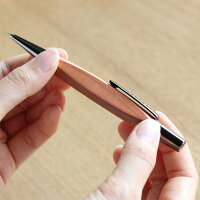 ■【名入れ】銘木をプラスした木製ボールペン「TRIANGLEBODYBALLPOINTPEN」