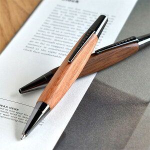 ■銘木をプラスした木製ボールペン「TRIANGLE BODY BALLPOINT PEN」