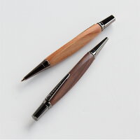 【名入れ】銘木をプラスした木製ボールペン「TRIANGLEBODYBALLPOINTPEN」