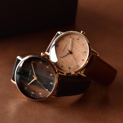 【 Hacoa 公式 】 腕時計 ペア ウォッチ 木製 ギフト 結婚祝い 木婚式 メンズ レディース ユニセックス 日本製ムーブメント 生活防水 おしゃれ かわいい シンプル 誕生日 クリスマス 男性 女性 木香屋 +LUMBER ■【ペア】「WATCH 8800 ギフトセット」