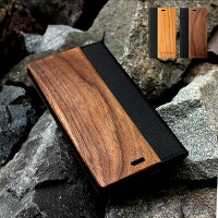 手帳型木製カバー「XperiaXZ1FLIPCASE」