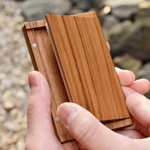 ■名刺入れ・カードケース「Hacoa CardCase-チーク」