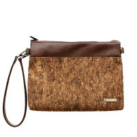 コルクレザーのクラッチバック「CONNIEWristletClutch」