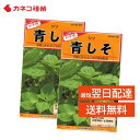 青しそ 種 2袋 家庭菜園 畑 プランター 業務用 手軽に作れる 手間いらず 香味野菜 種