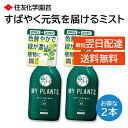 すばやく元気を届けるミスト 2本セット MY PLANTS 肥料 すばやく栄養補給 酵母抽出物 活力成分 葉の色が鮮やかに 根張りの充実 土壌改良作用 追肥 観葉植物 多肉植物 など マイプランツ 住友化学園芸