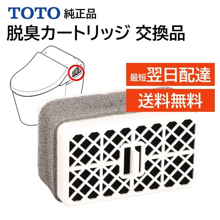 TOTO ウォシュレット トイレ 脱臭カートリッジ 触媒組品 消臭 交換品 メンテ部品 修理 匂い取り TCA83-8R TCA83-8 純正品 交換品 正規品 フレグランストレー内 フィルター ウォシュレットK KH J2 PS PSA P S1 S1A S2 S2A SB 型番 CES TCF