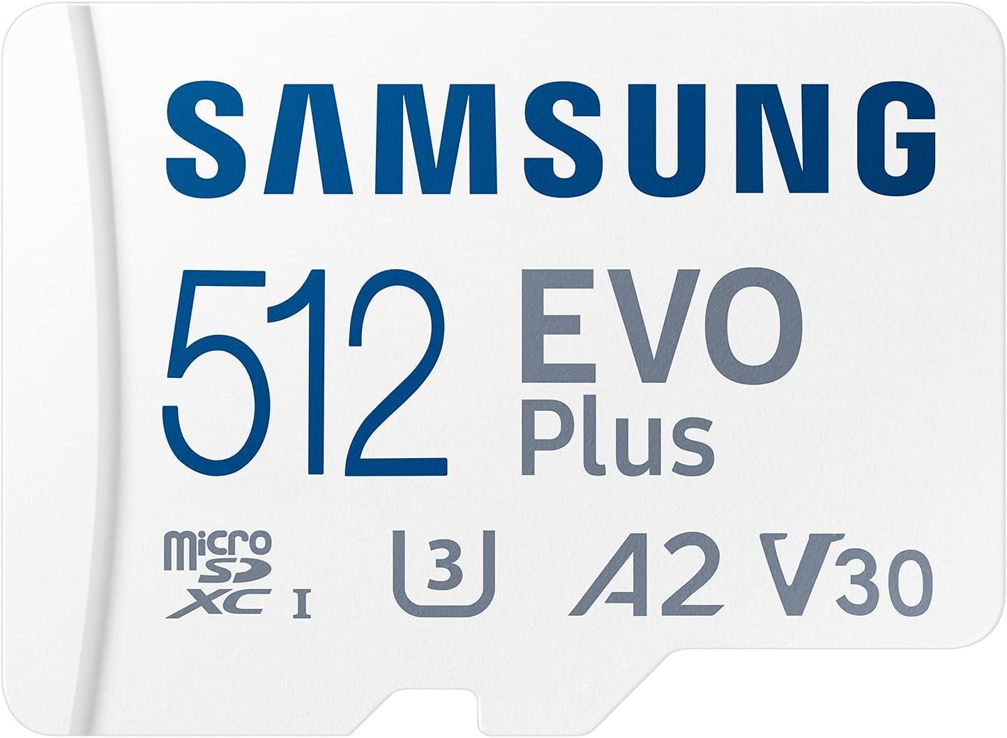 Samsung microSDカード 512GB EVO Plus microSDXC UHS-I U3 Nintendo Switch 動作確認済 最大転送速度130MB/秒 MB-MC512KA/EC