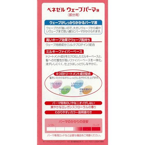 ベネゼル ウェーブパーマ液 部分用 しっかりウェーブ カラー説明書つき