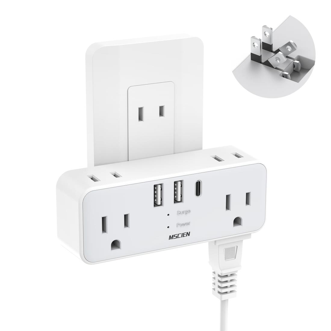 usb コンセント タップ 電源タップ usb付き 1個usb-c 2個usb-a 6個AC口 3つUSBポート蛸足コンセント 分岐 コンセント マルチタップ タコ足 充電タップ 直挿しタップ 電源コード oaタップ 雷ガード たこあしコンセント スイングプラグ おしゃれ 小型軽量