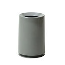 ideaco(イデアコ) ゴミ箱 丸形 6L 直径20✕高さ30cm TUBELOR ash gray (チューブラー)
