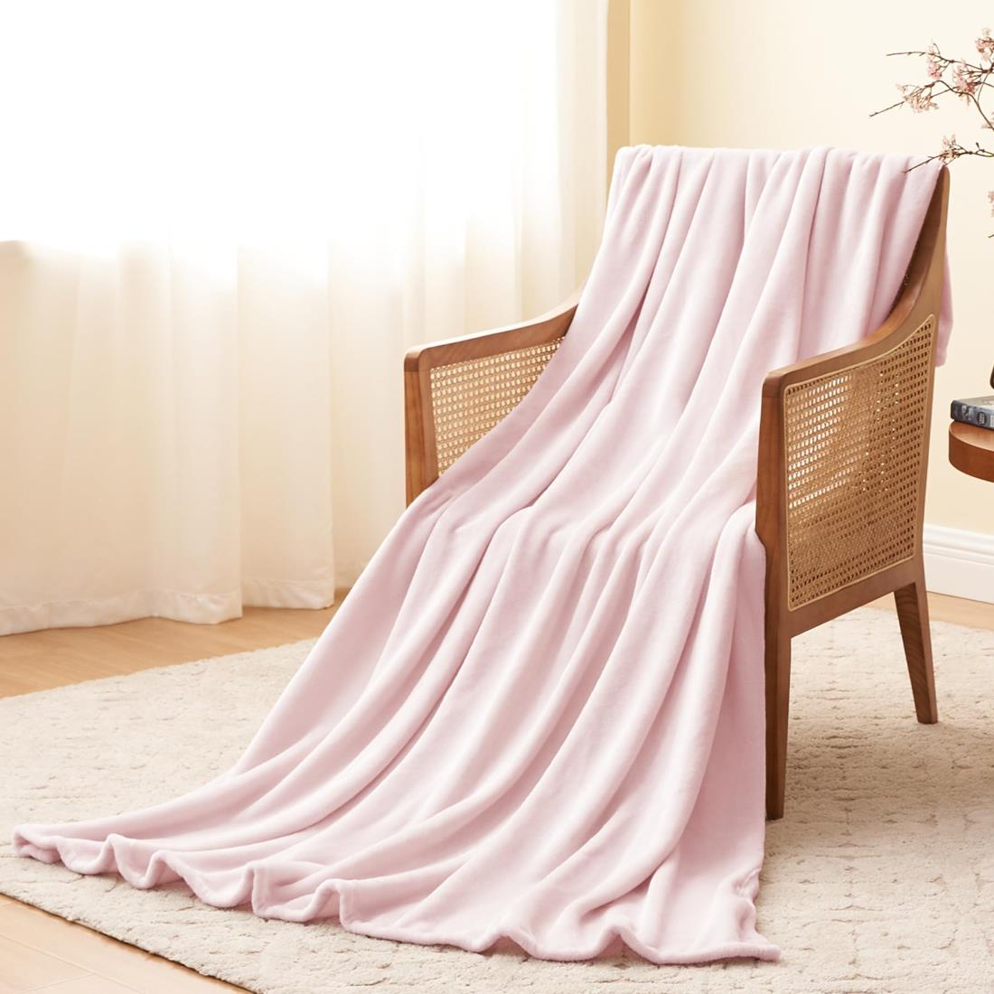 ブランケット膝掛け大判冬用ダブル-...