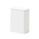 ideaco(イデアコ) ゴミ箱 フタ付き ホワイト 3L TUBELOR medium flap(チューブラー ミディアムフラップ)