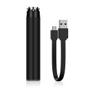 ECOCCO ptプラスバッテリー PT+バッテリー 電子タバコ USBケーブル付き 大容量1100mAh 本体 (ブラックカラー)