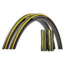 パナレーサー(Panaracer) クローザープラス 2本セット 700×25C クリンチャー 黒/黄ライン F725-CLSP-Y-2P