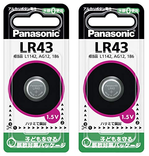 Panasonic 乾電池 ボタン電池 アルカリ LR43 2個セット Panasonic 乾電池 ボタン電池 アルカリ LR43 2個セット