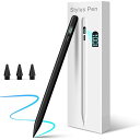 ipad ペンシル Mixoo 【LED電量表示・15分急速充電】タッチペン Apple Pencil互換 アップルペンシル iPad専用スタイラスペン 極細iPadペン 高感度 バッテリー残量表示/Type-C充電/傾き感知/磁気吸着/パームリジェクション/自動スリープ