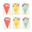 MinniLove グリーティングカード 誕生日カード 感謝カード メッセージカード 6セット入 封筒付き 新居入居祝い、昇進入学祝い、ビジネスお見舞い、クリス...