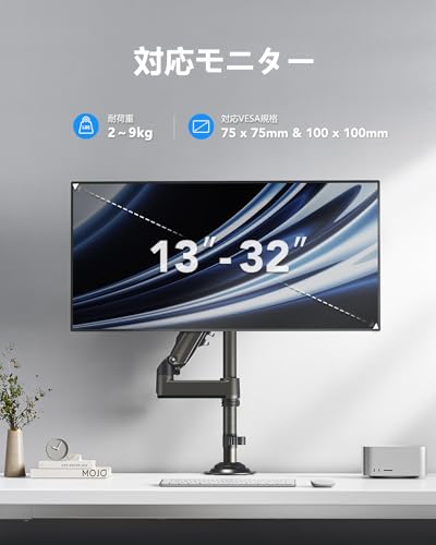 NEC LCD-E224FL-BK 21.5型3辺狭額縁VAワイド液晶ディスプレイ（黒色）