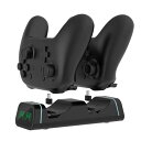 Switch Pro/P5コントローラー 充電スタンド 置くだけ充電 Type-C対応 コントローラー デュアル 充電対応 ゲームコンソール ゲームパッドアクセサリ用 LED指示ランプ付き 滑り止めマット