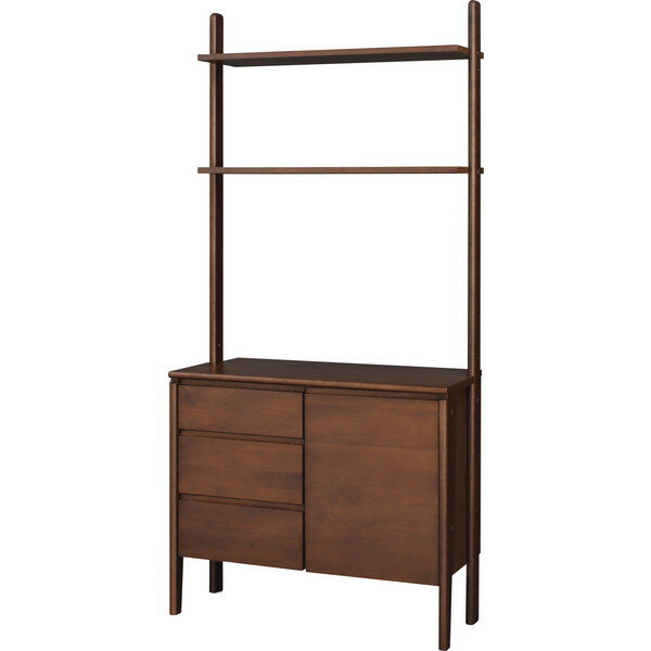 東谷 AZUMAYA ブリッジ シェルフ W85 ウォールナット JPB-422WAL /送料別途見積もり