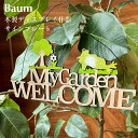 Baum バウム 木製 ディスプレイ 什器 Welcome ウェルカムプレート