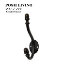 Posh Living ポッシュリビング アイアン フック ×2個セット
