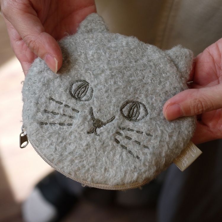 にゃふにゃふ ファブリック シリカゲル付 ハンドウォーマー