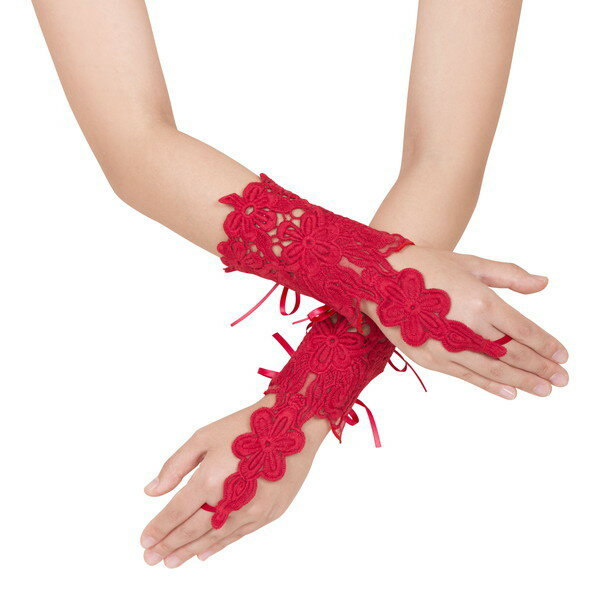 mdp レースグローブ Chloe red 仮装 コスプレ コスチューム
